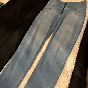 Freddy Wr Up Jeans - Highwaist, Light Blue, Medium. EUC
